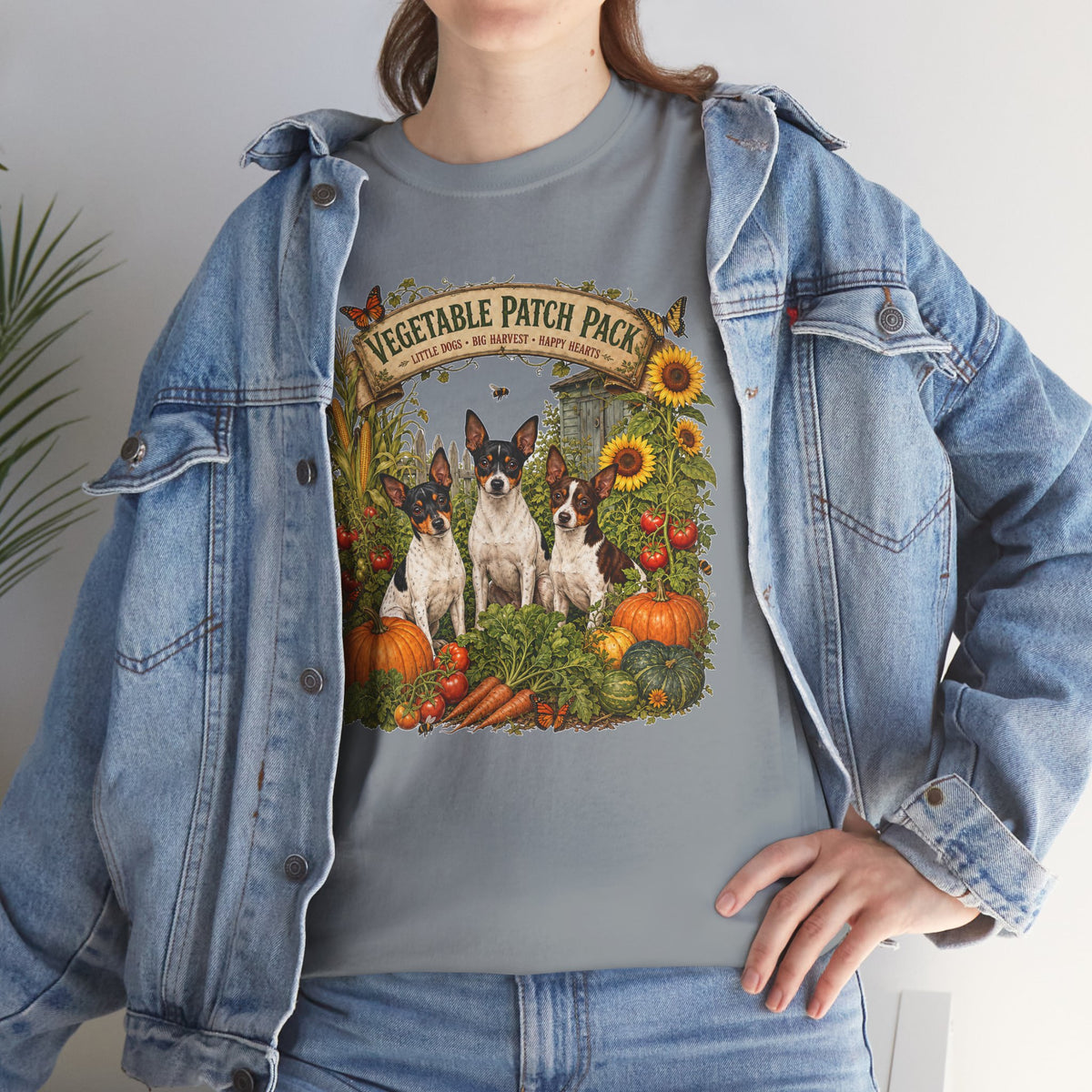 "Vegetable Patch Pack" Rat Terrier Tee