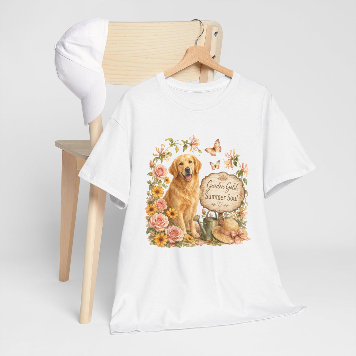 Garden Gold Summer Soul / Floral Dog Shirt