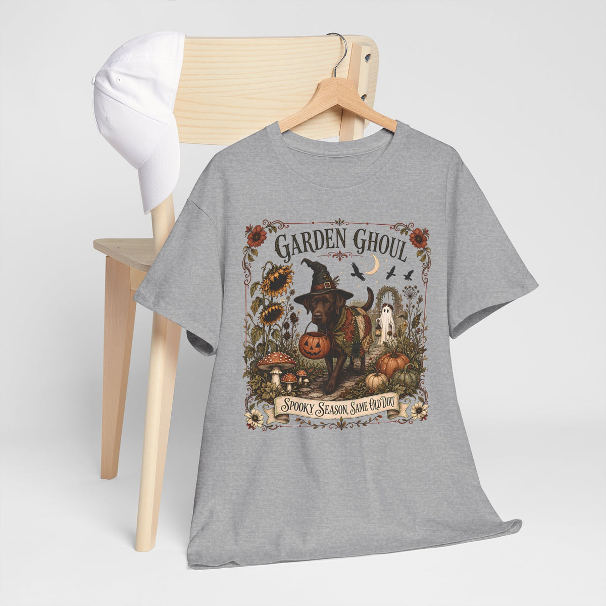 Garden Ghoul Spooky Season Same Old Dog Unisex T-Shirt
