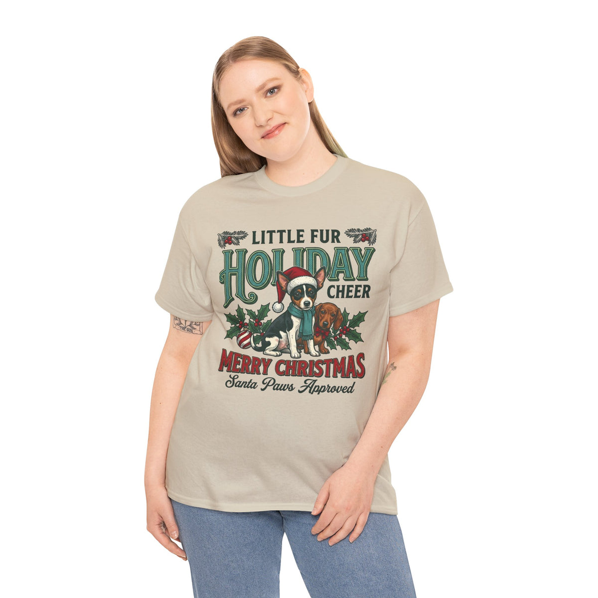 Little Fur Holiday Cheer Unisex T-Shirt