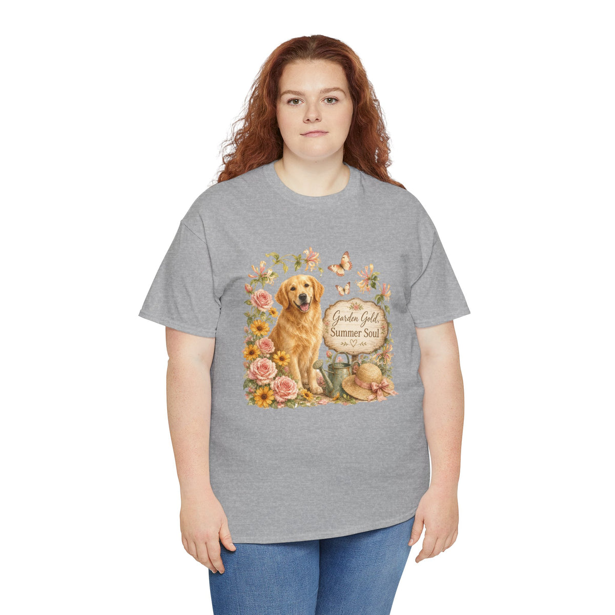 Garden Gold Summer Soul / Floral Dog Shirt