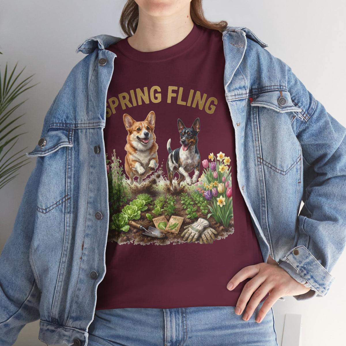 Spring Fling Corgi & Rat Terrier Unisex T-Shirt
