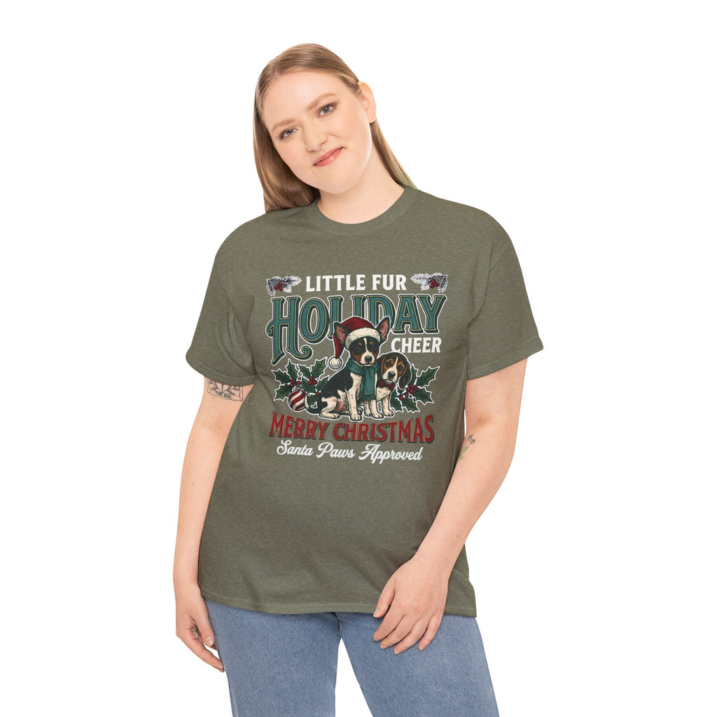 Little Fur Holiday Cheer Unisex T-Shirt