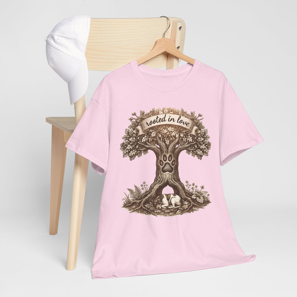 Rooted in Love Tree T-Shirt — Woodland Family & Pet Nature Tee