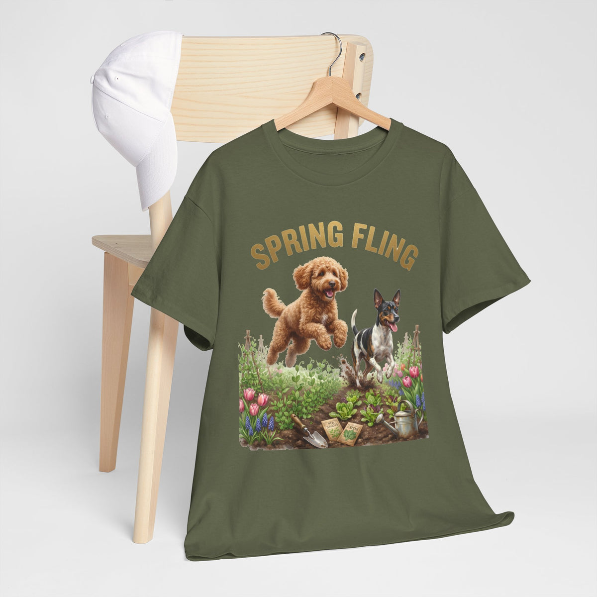 Spring Fling Labradoodle & Rat Terrier Unisex T-Shirt
