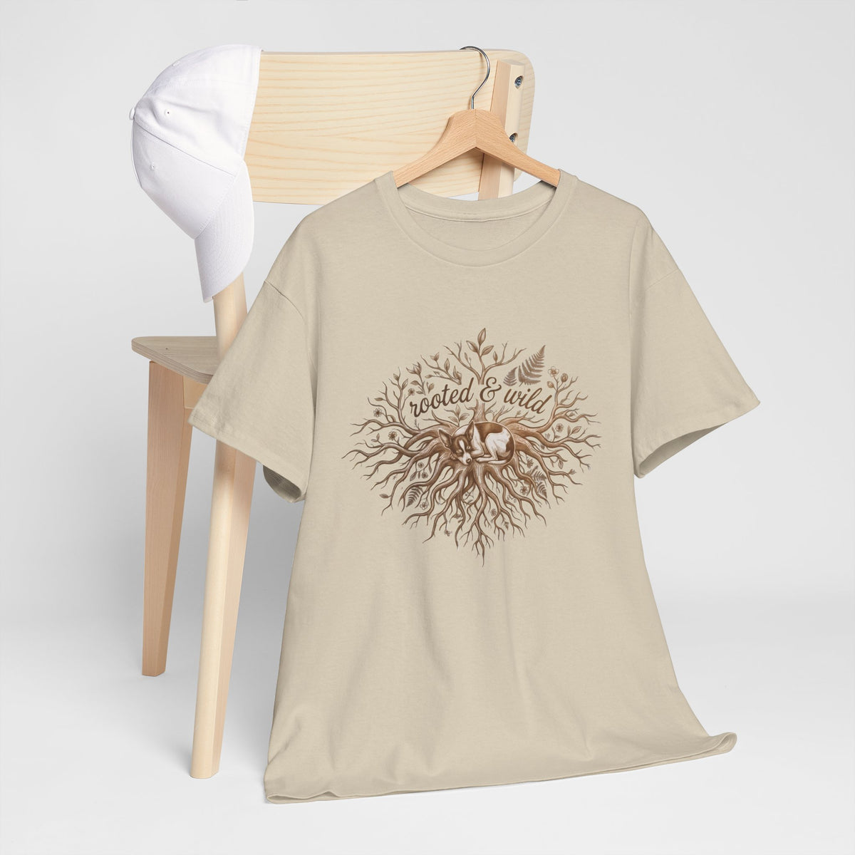 Rooted & Wild Tee — Inspirational Nature T-Shirt