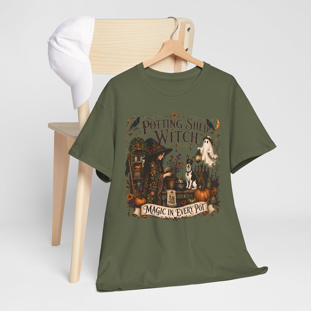 Potting Shed Witch Magic In Every Pot Unisex T-Shirt