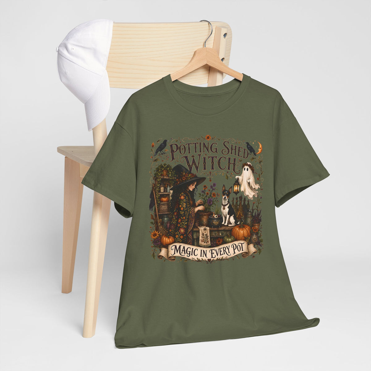 Potting Shed Witch Magic In Every Pot Unisex T-Shirt