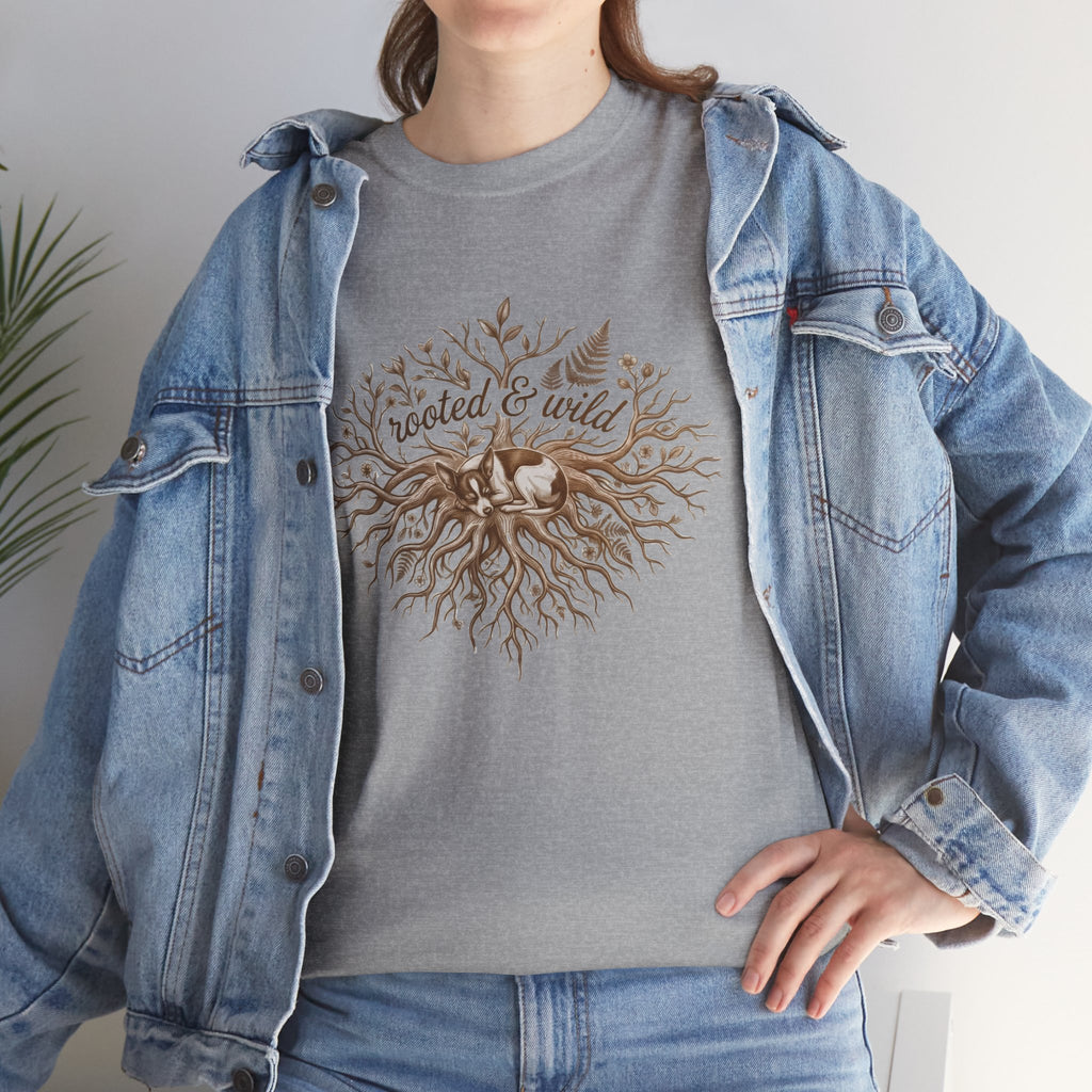 Rooted & Wild Tee — Inspirational Nature T-Shirt
