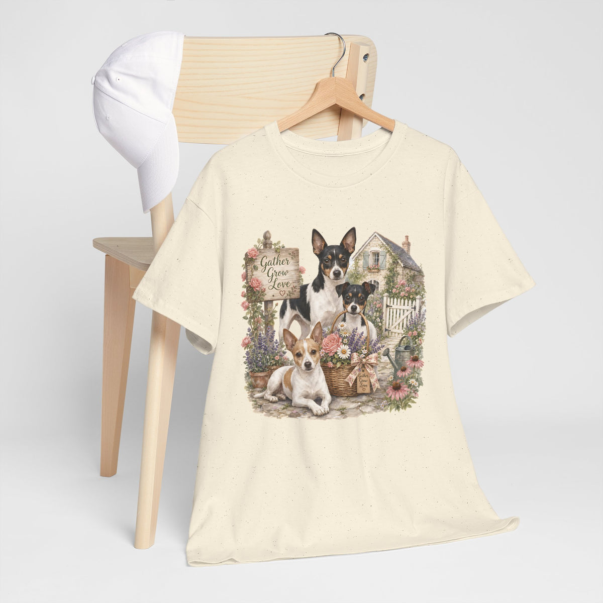 Gather Grow Love Dog Tee