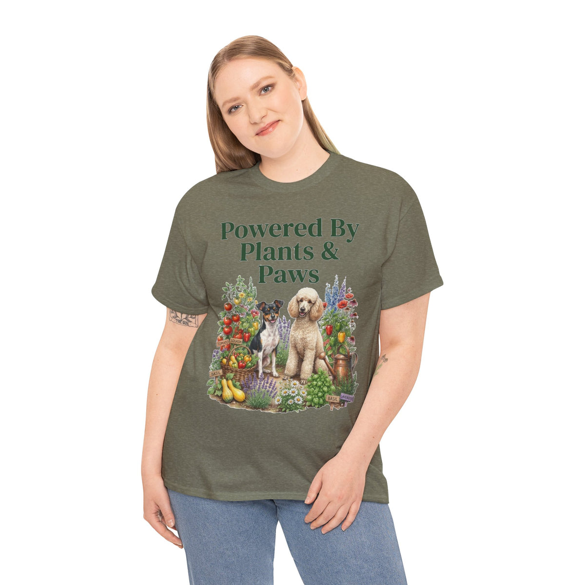 Powered By Plants & Paws Unisex T-Shirt