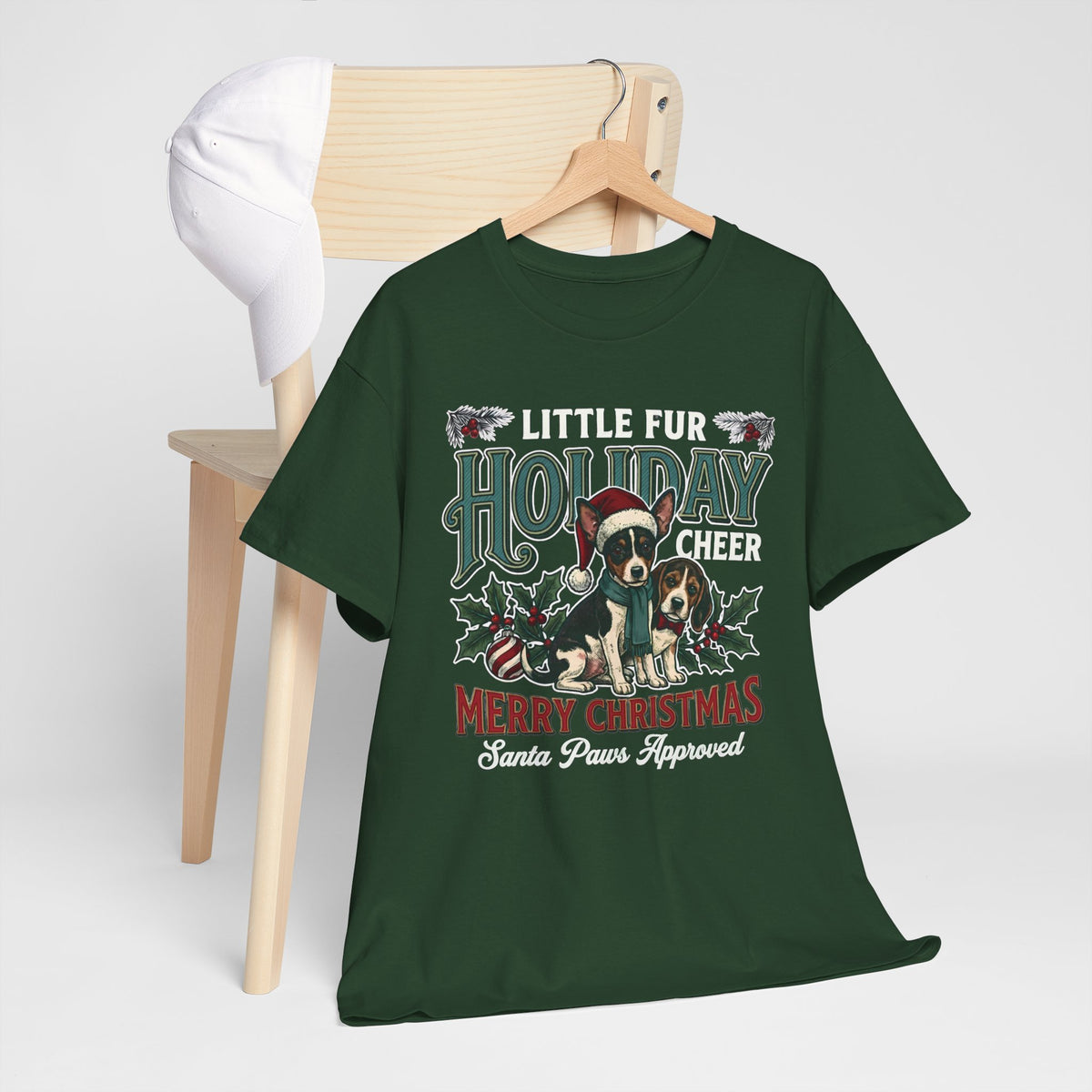 Little Fur Holiday Cheer Unisex T-Shirt