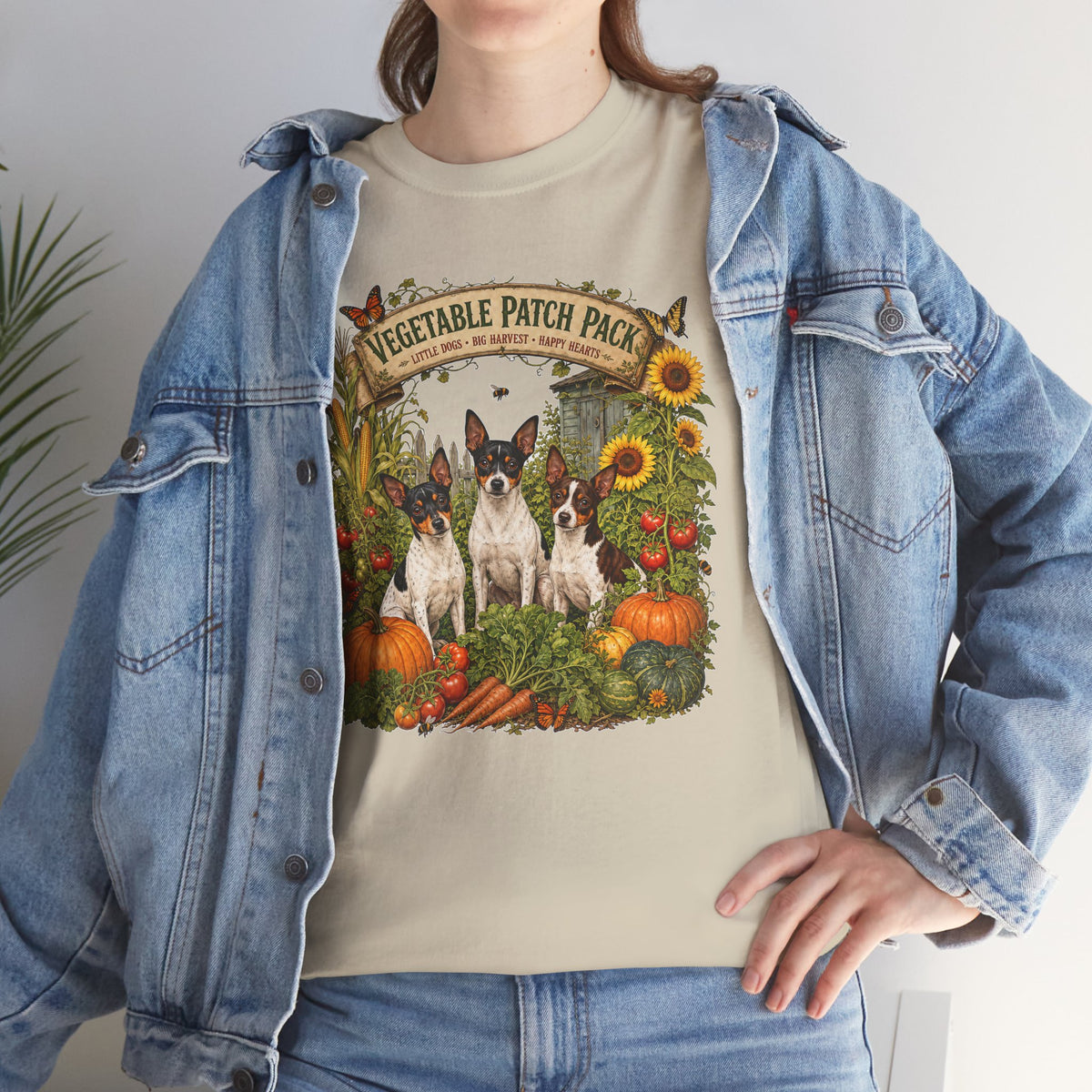"Vegetable Patch Pack" Rat Terrier Tee