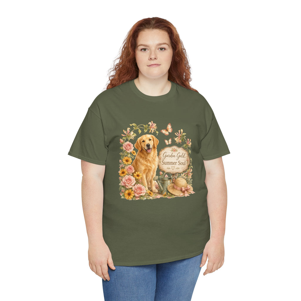 Garden Gold Summer Soul / Floral Dog Shirt