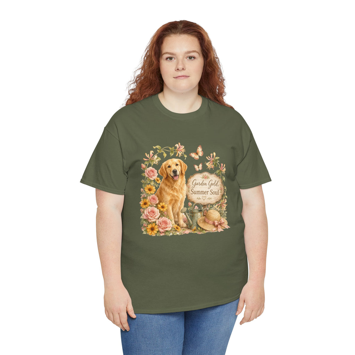 Garden Gold Summer Soul / Floral Dog Shirt