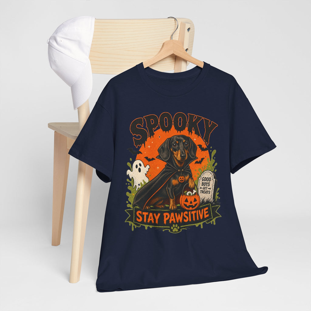 Spooky Stay Pawsitive Unisex T-Shirt