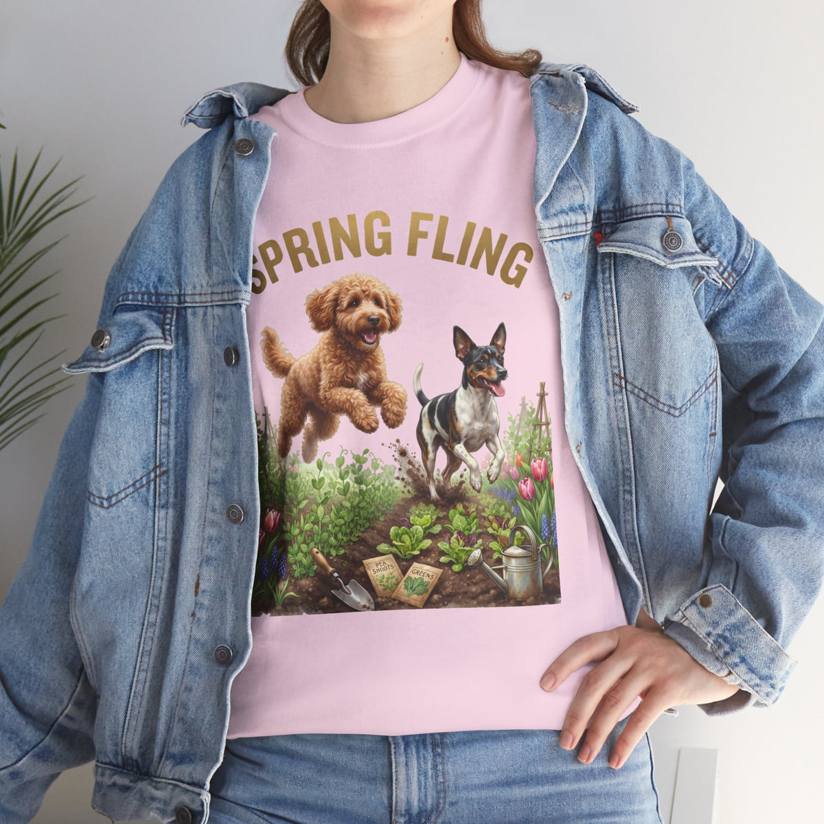Spring Fling Labradoodle & Rat Terrier Unisex T-Shirt