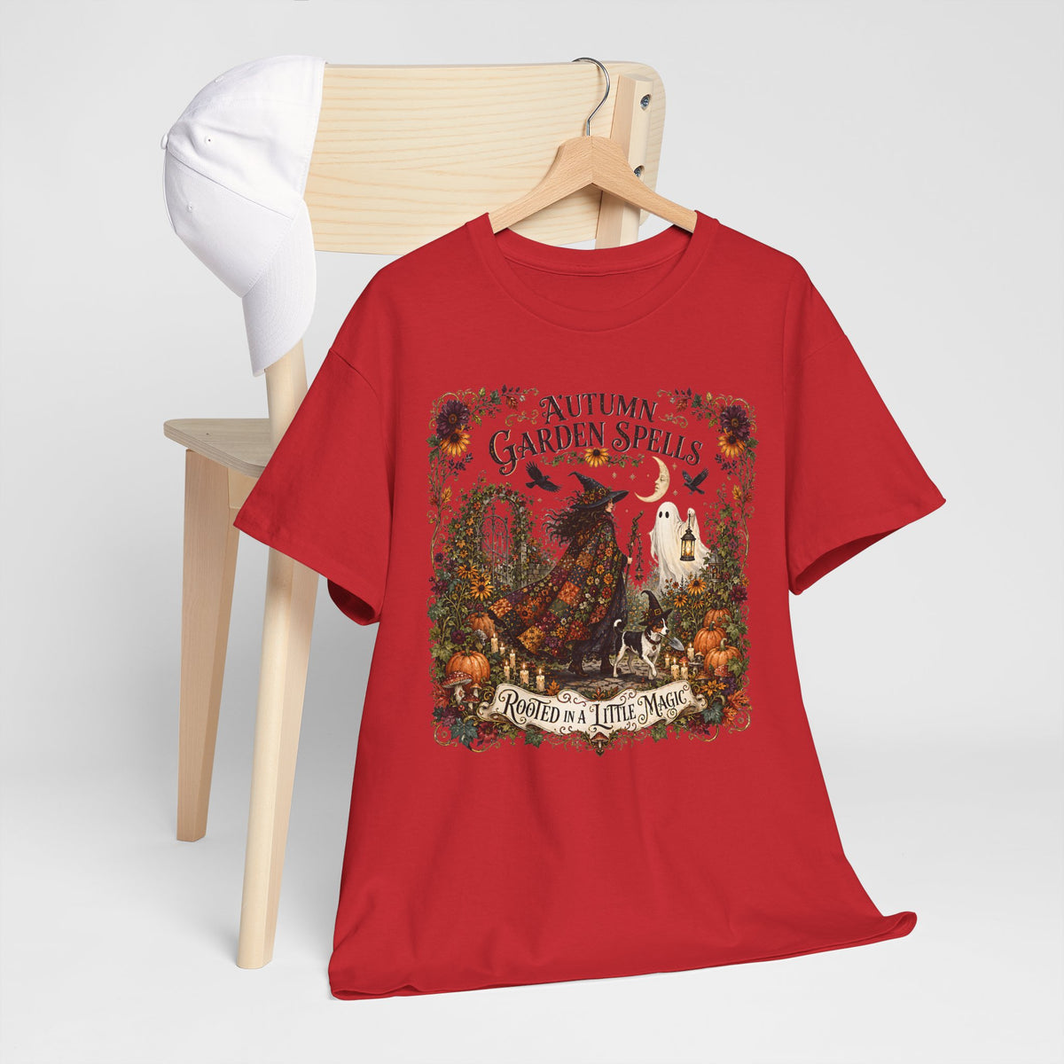 Autumn Garden Spells Rooted In A Little Magic Unisex T-Shirt