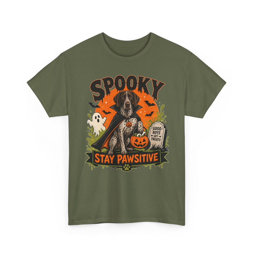 Spooky Stay Pawsitive Unisex T-Shirt