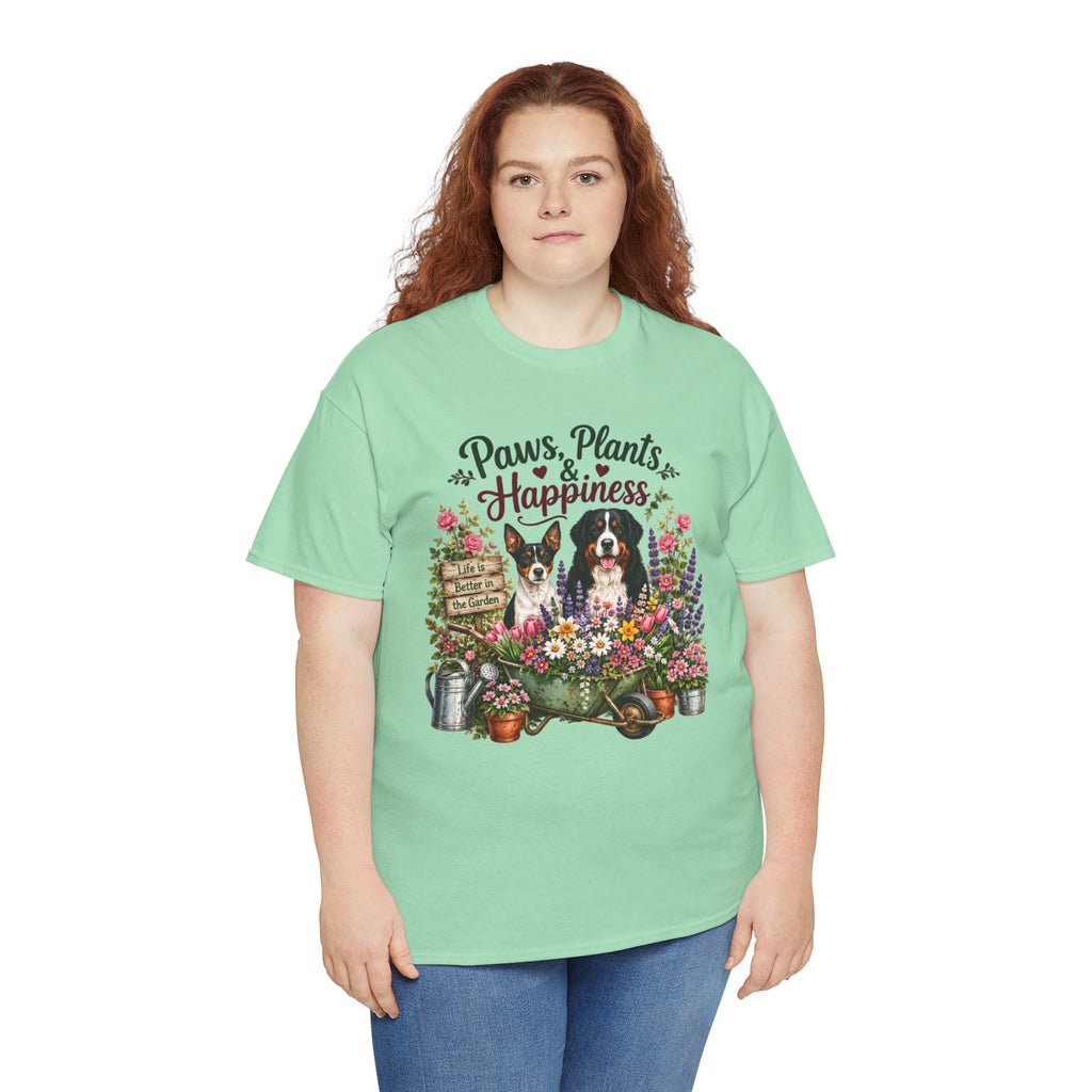 Paws Plants & Happiness Unisex T-Shirt