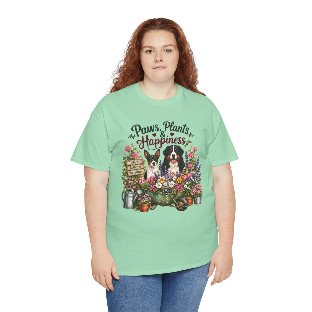 Paws Plants & Happiness Unisex T-Shirt