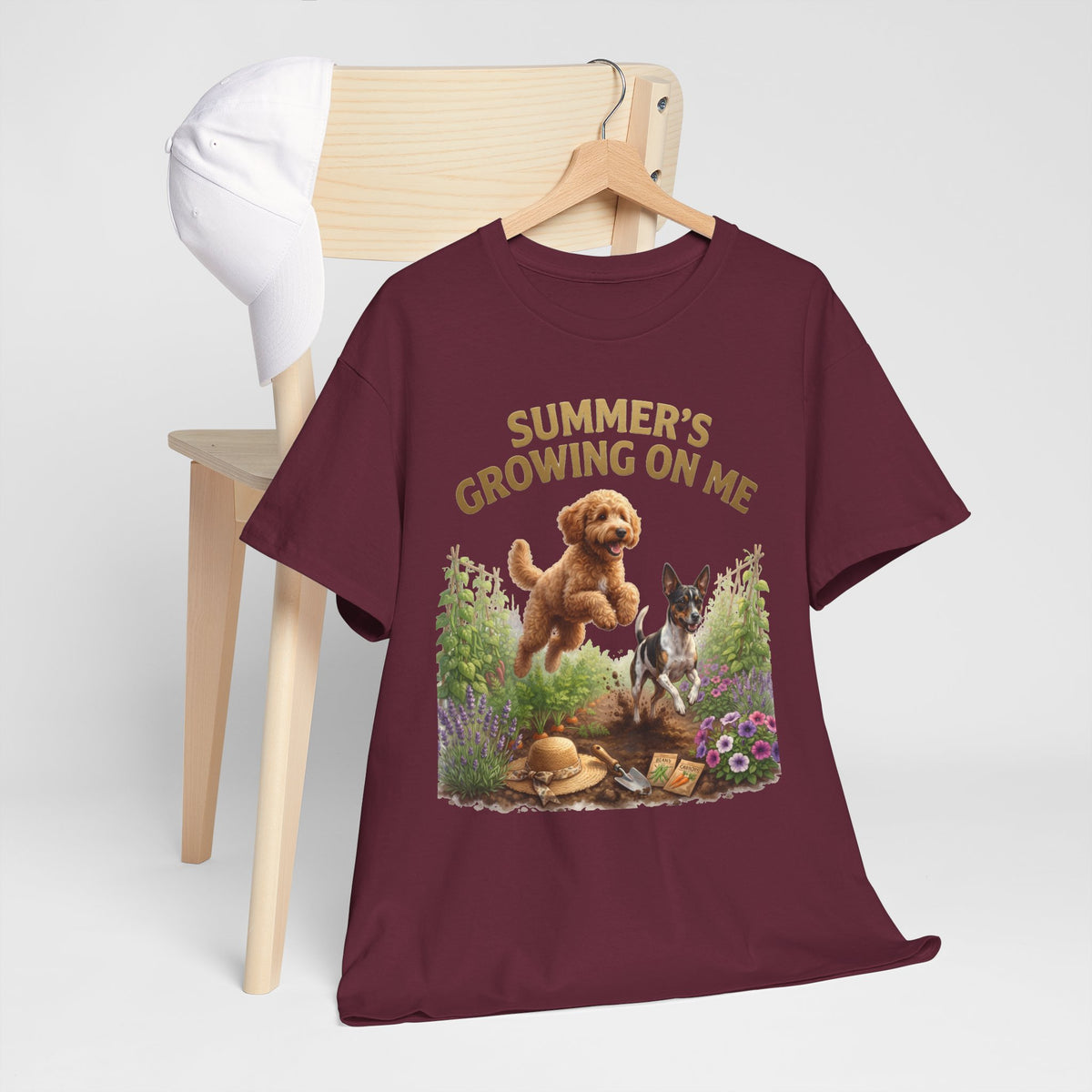 Summer's Growing on Me  Labradoodle & Rat Terrier Unisex T-Shirt
