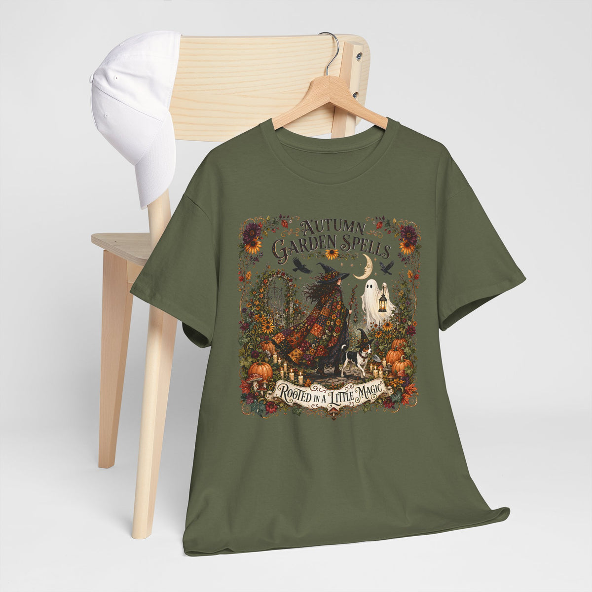 Autumn Garden Spells Rooted In A Little Magic Unisex T-Shirt