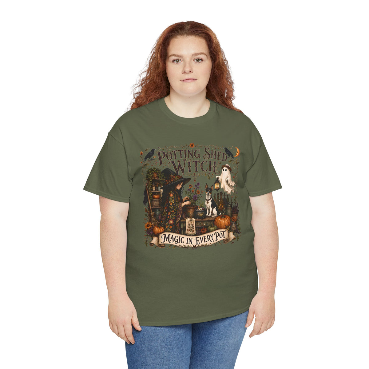 Potting Shed Witch Magic In Every Pot Unisex T-Shirt