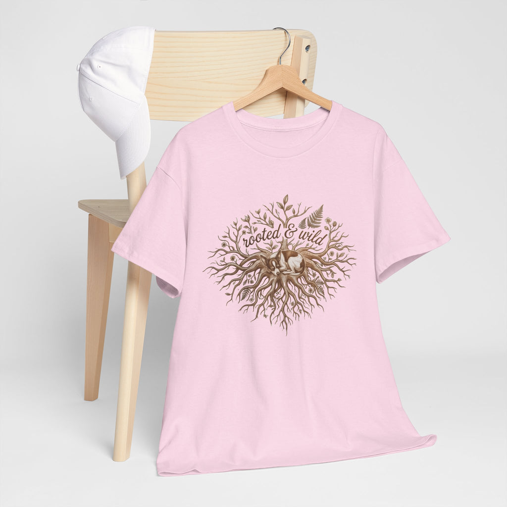 Rooted & Wild Tee — Inspirational Nature T-Shirt