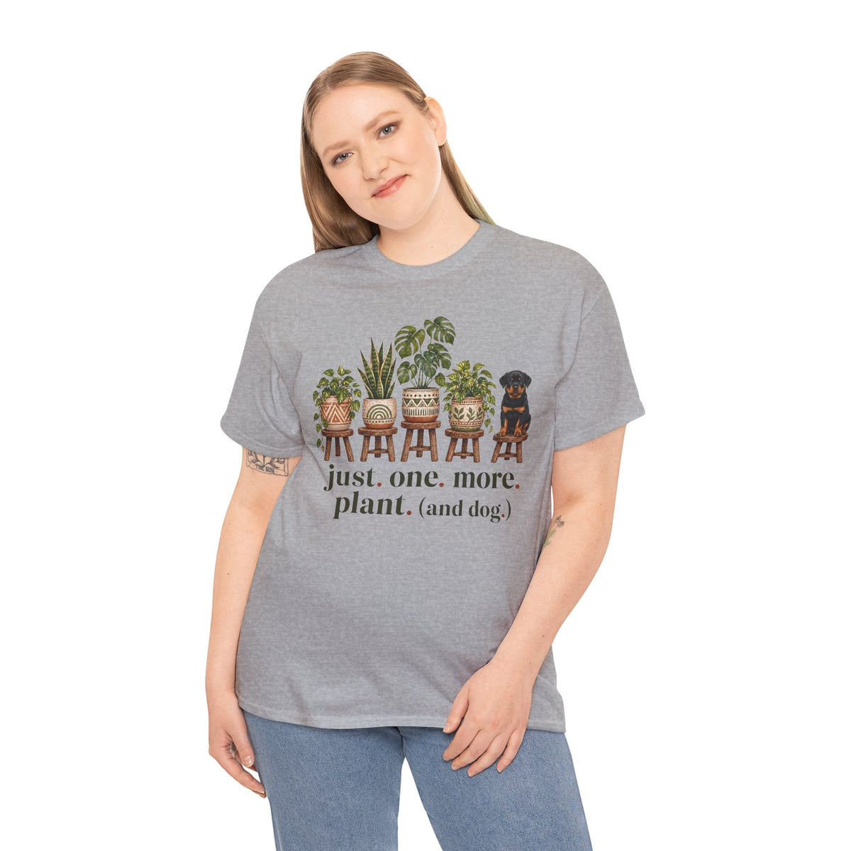 Just. One. More. Plant. (And Dog.) Unisex T-Shirt Rottweiler