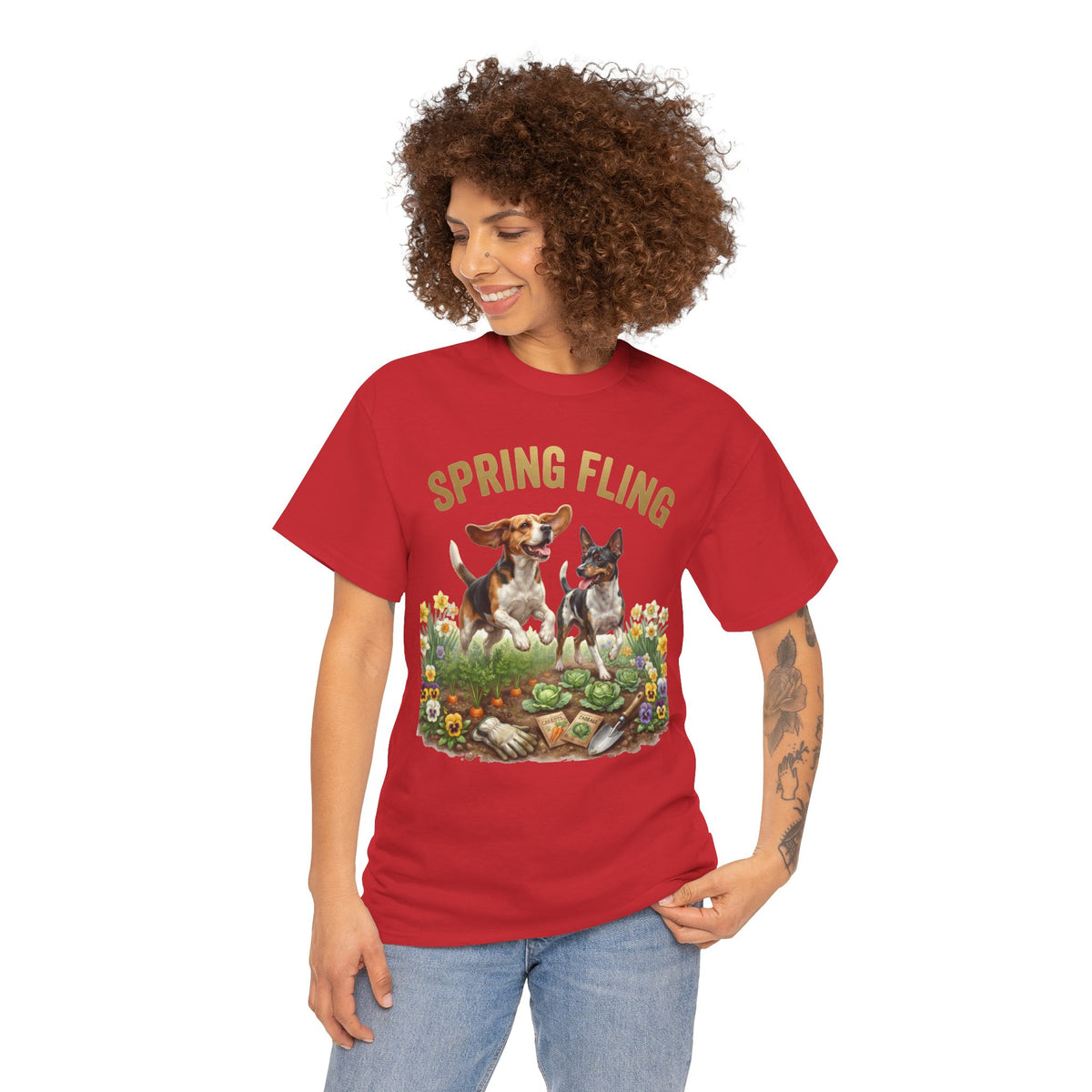 Spring Fling Beagle & Rat Terrier Unisex T-Shirt