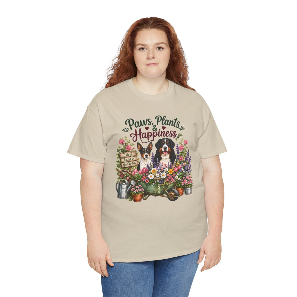 Paws Plants & Happiness Unisex T-Shirt