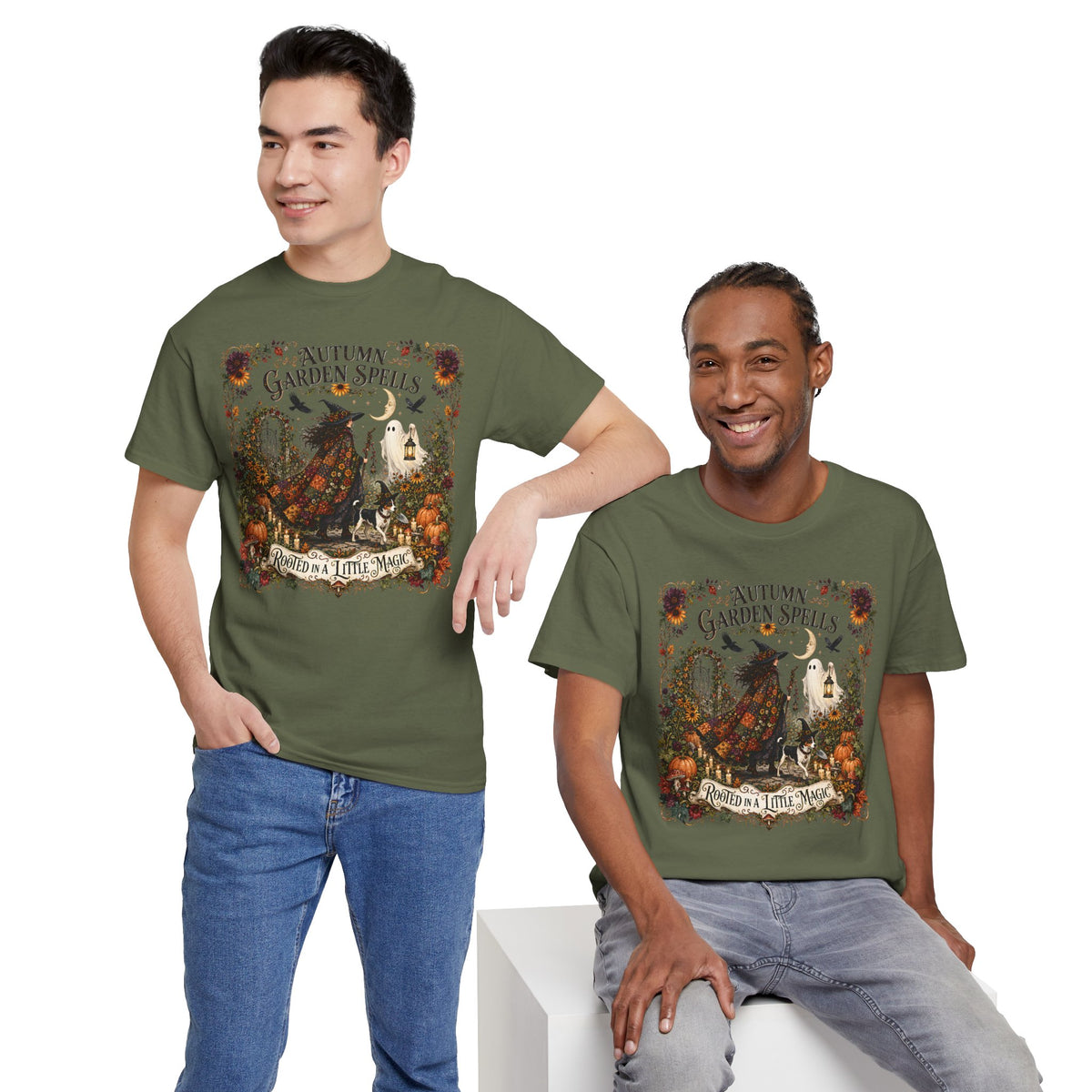 Autumn Garden Spells Rooted In A Little Magic Unisex T-Shirt