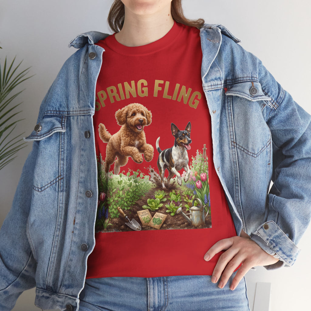 Spring Fling Labradoodle & Rat Terrier Unisex T-Shirt
