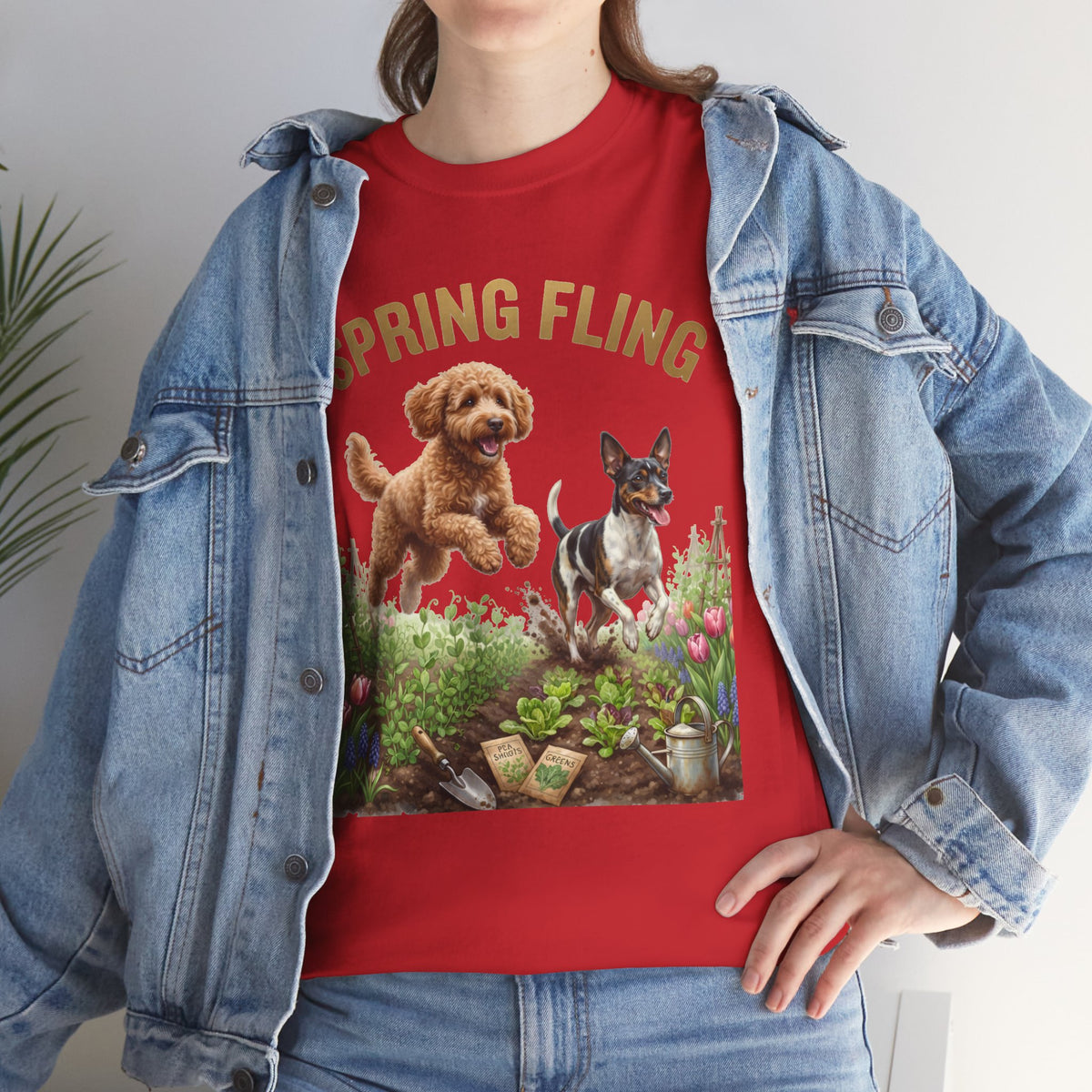 Spring Fling Labradoodle & Rat Terrier Unisex T-Shirt