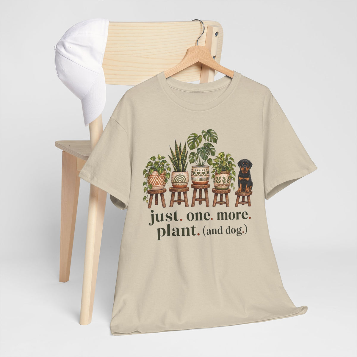 Just. One. More. Plant. (And Dog.) Unisex T-Shirt Rottweiler
