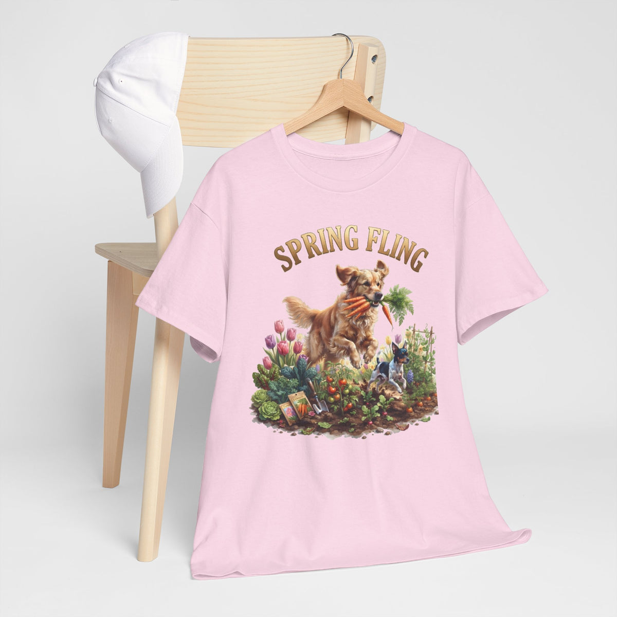 Spring Fling Golden Retriever & Rat Terrier Unisex T-Shirt