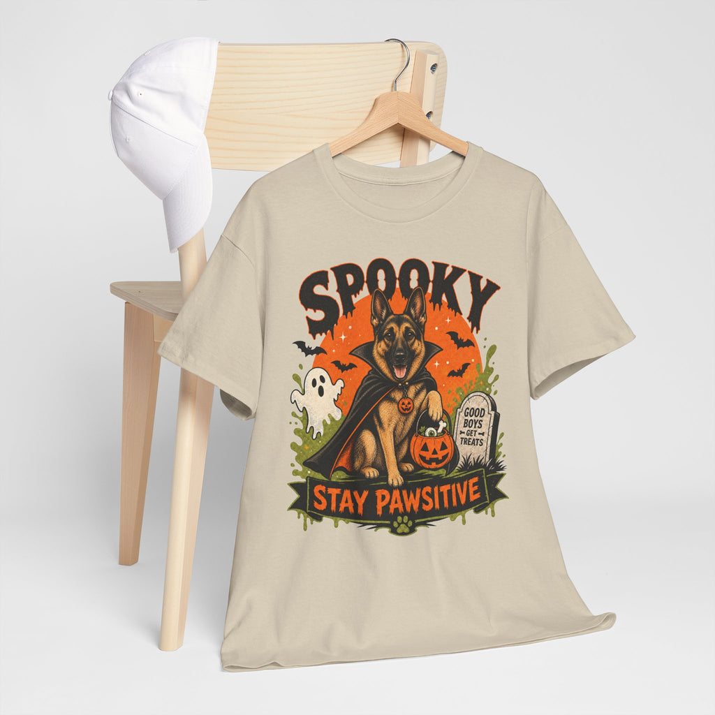 Spooky Stay Pawsitive Unisex T-Shirt