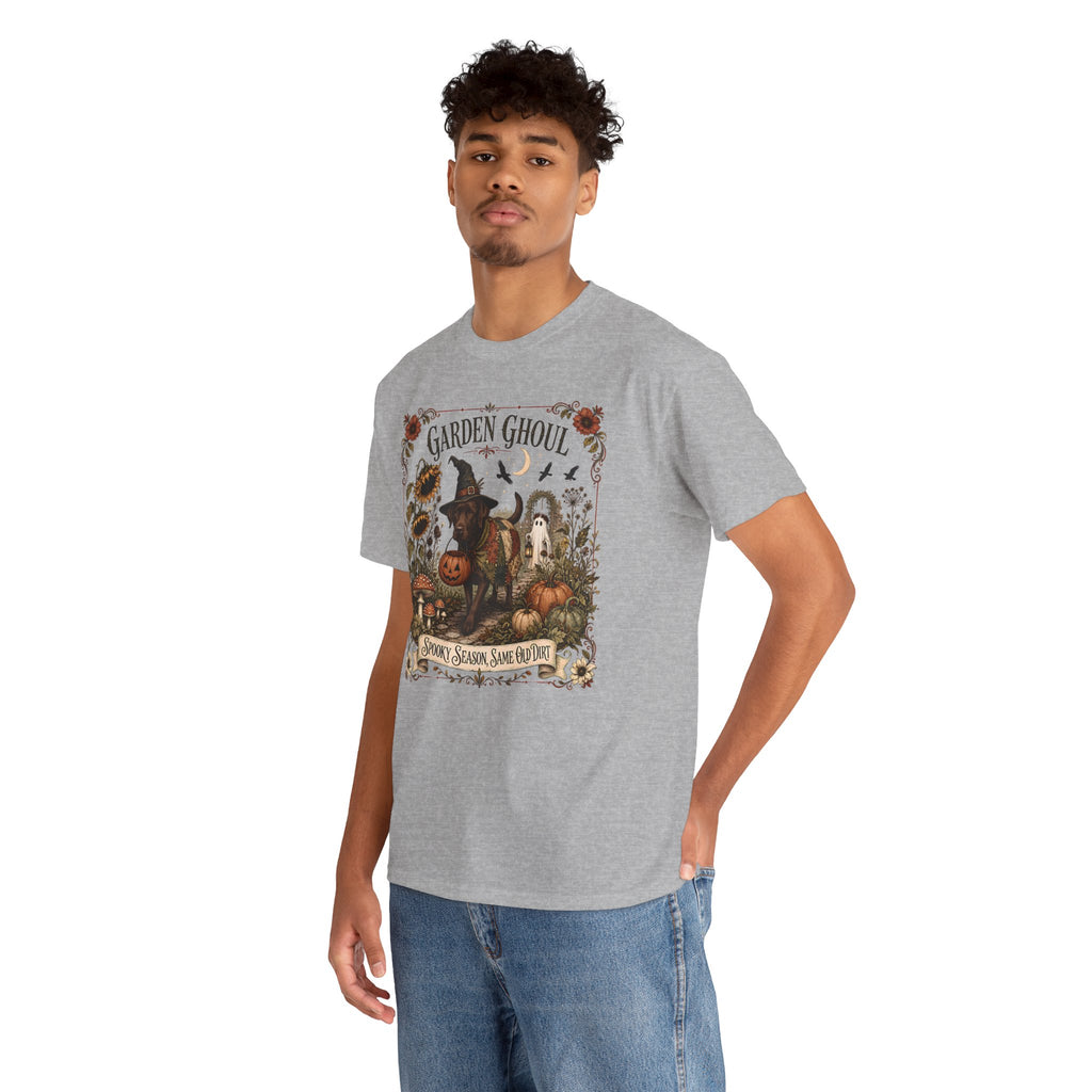 Garden Ghoul Spooky Season Same Old Dog Unisex T-Shirt