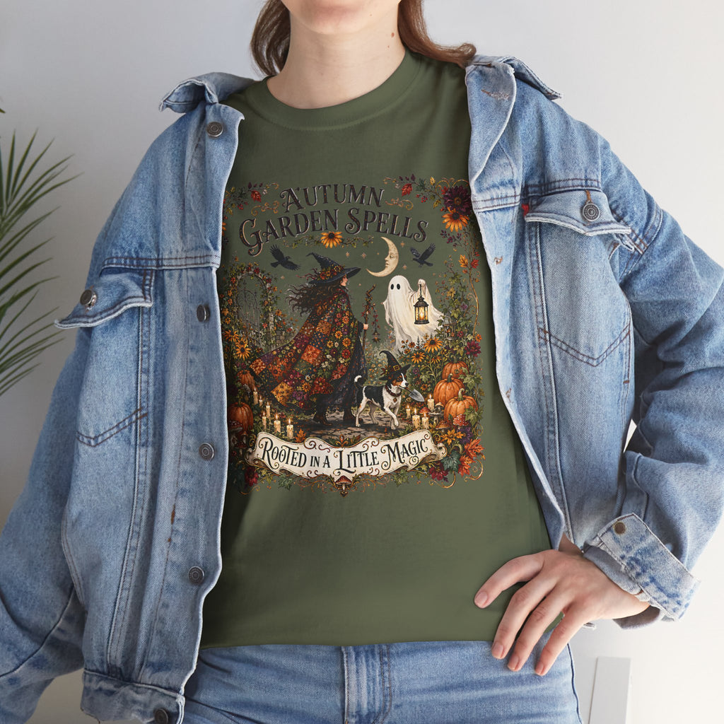 Autumn Garden Spells Rooted In A Little Magic Unisex T-Shirt