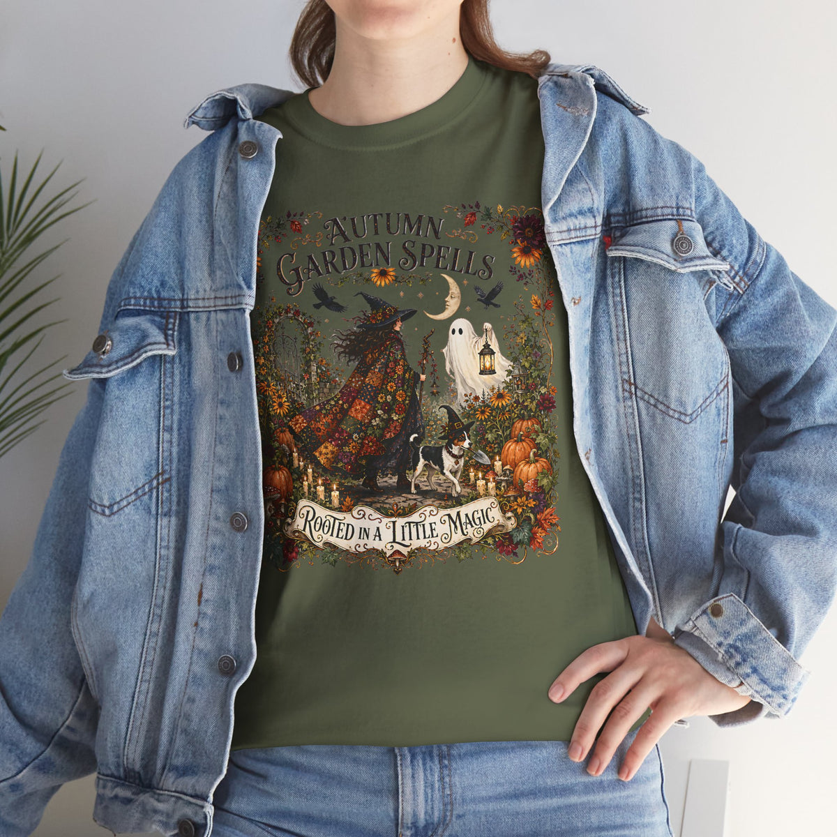 Autumn Garden Spells Rooted In A Little Magic Unisex T-Shirt