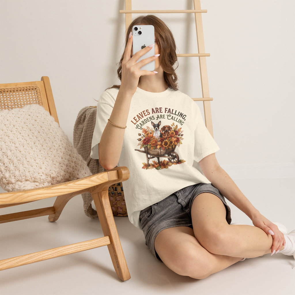 Leaves Are Falling Gardens Are Calling Unisex T-Shirt