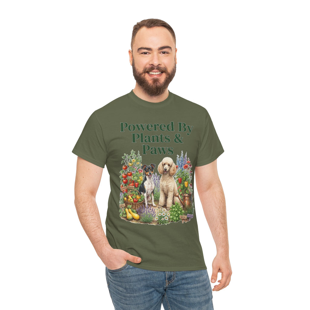 Powered By Plants & Paws Unisex T-Shirt