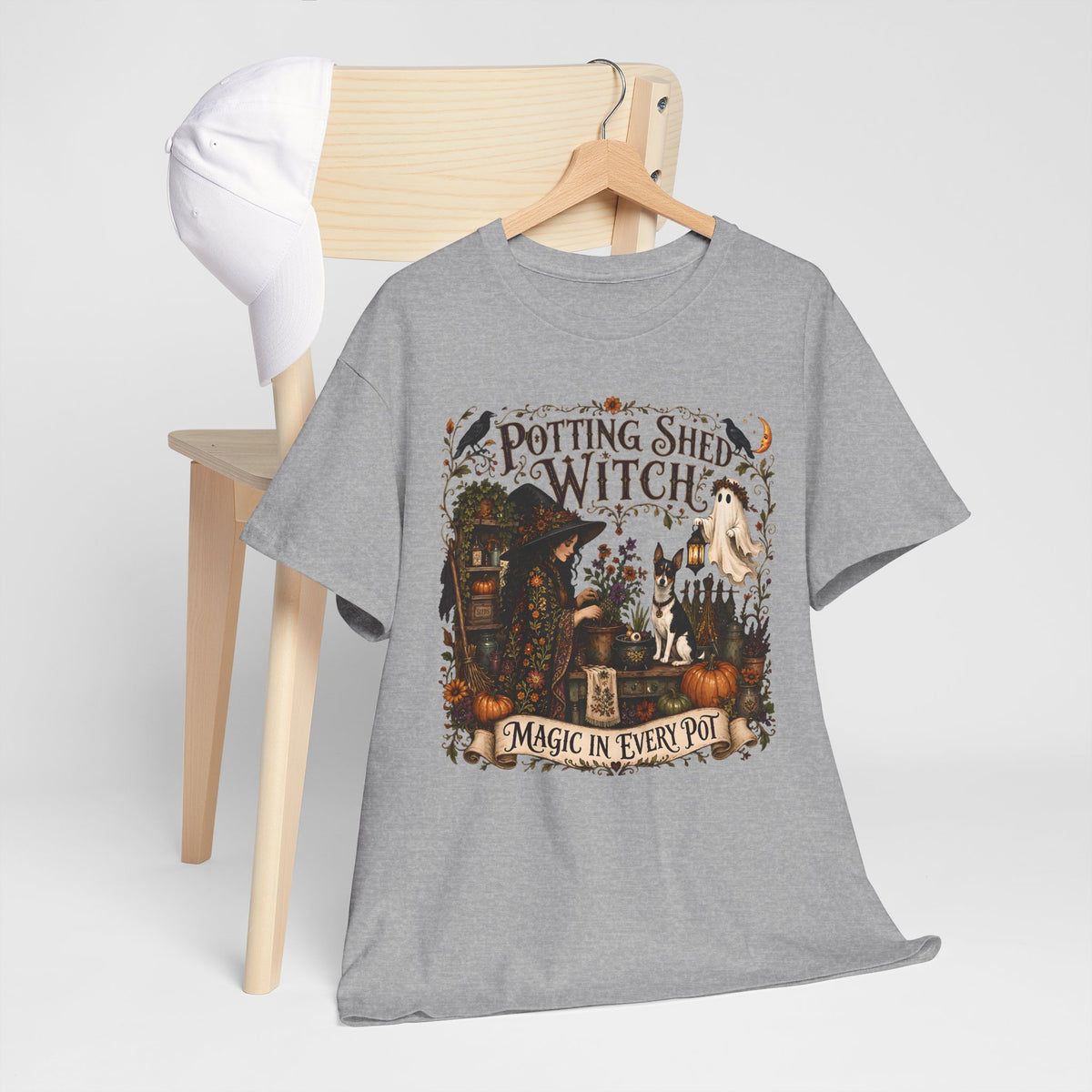 Potting Shed Witch Magic In Every Pot Unisex T-Shirt