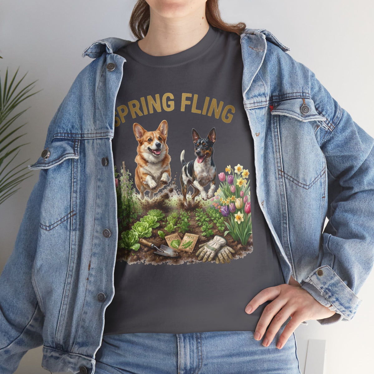 Spring Fling Corgi & Rat Terrier Unisex T-Shirt