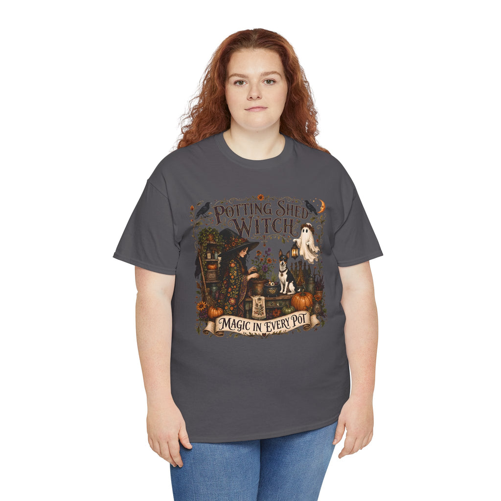 Potting Shed Witch Magic In Every Pot Unisex T-Shirt