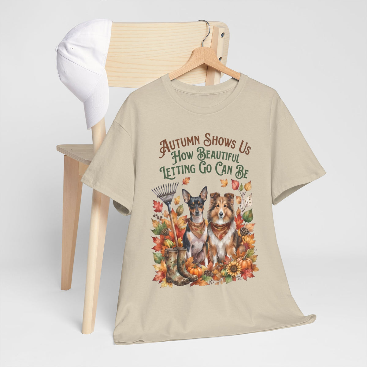 Autumn Shows Us How Beautiful Letting Go Can Be Unisex T-Shirt