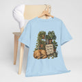 Plant Mom Dog Mom T-Shirt — Cozy Plant Lover Tee with Sleeping Dog Design