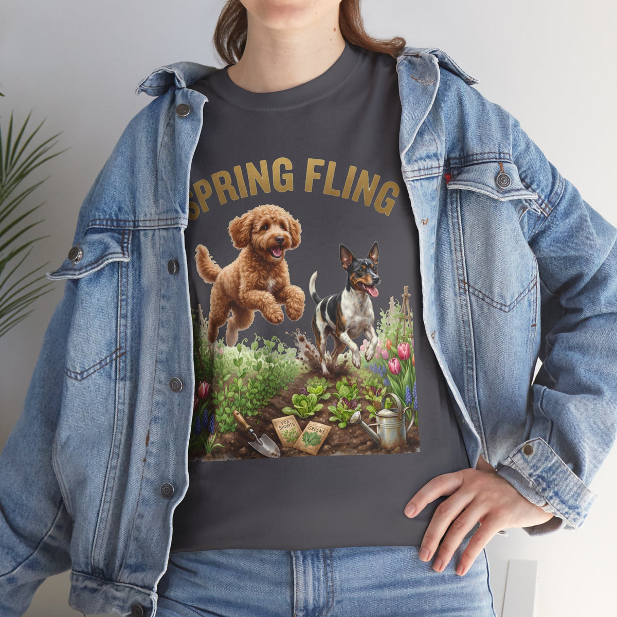 Spring Fling Labradoodle & Rat Terrier Unisex T-Shirt