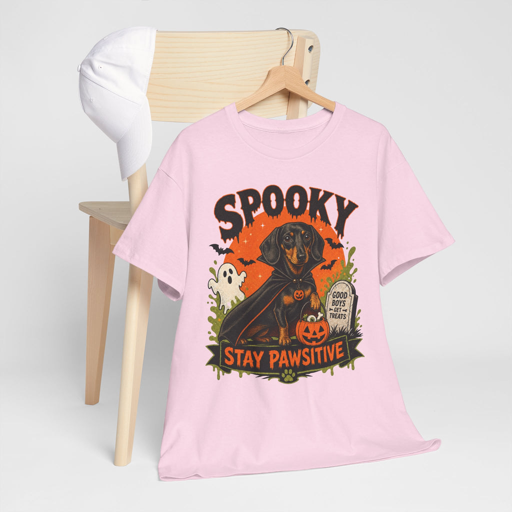 Spooky Stay Pawsitive Unisex T-Shirt